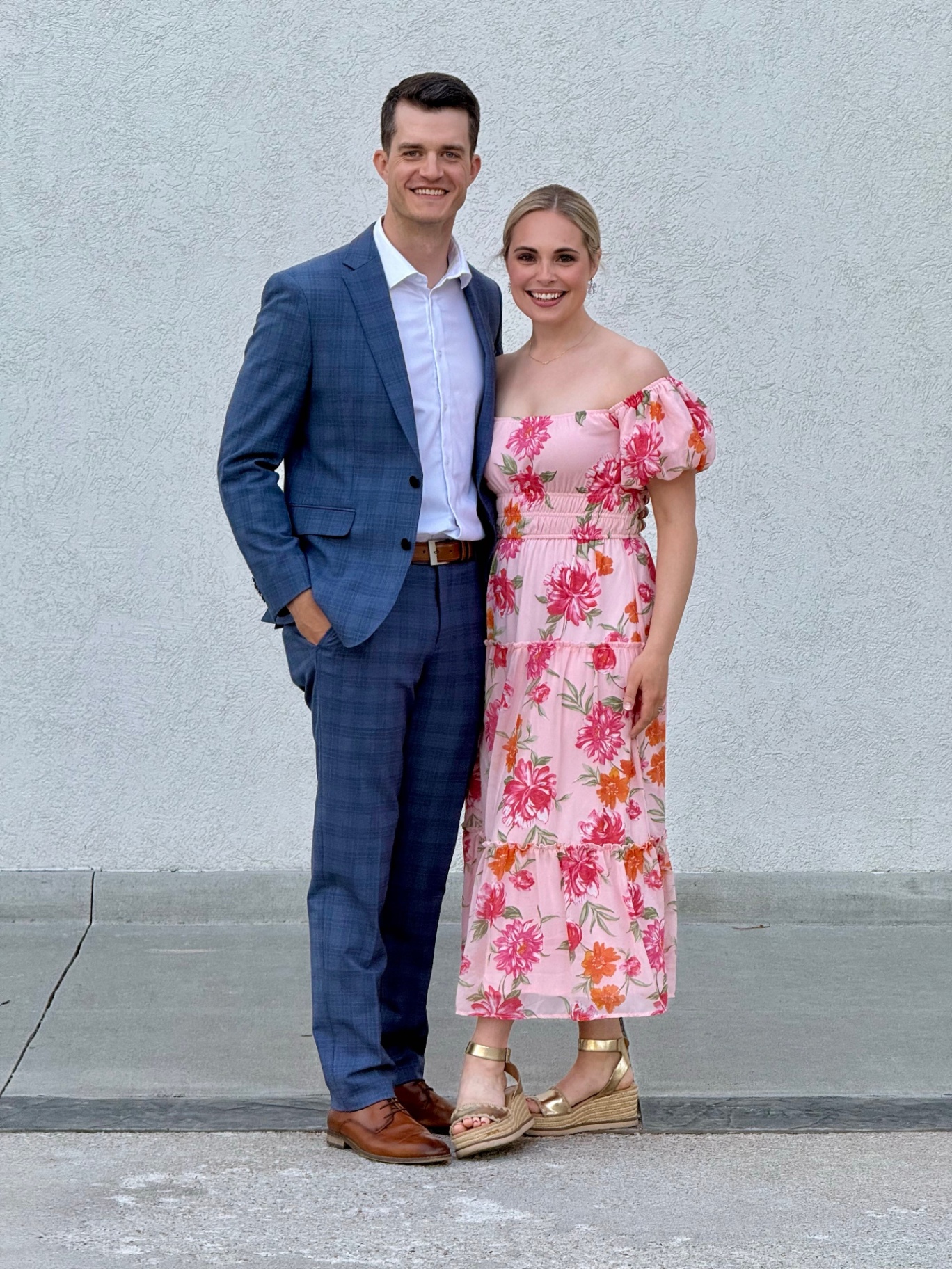 Jake, owner of HomeGrown Handyman LLC, with his wife Raechel